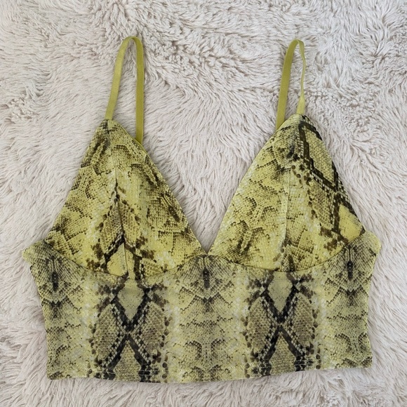 Garage Snake Print Crop Top - Picture 2 of 4